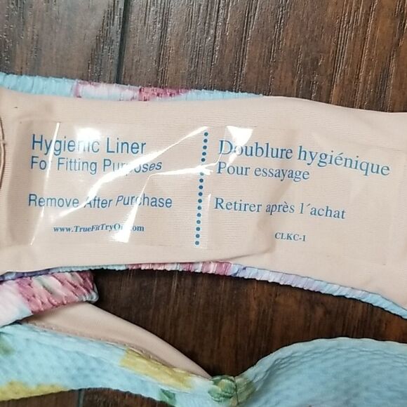 NWOT Chelsea 28 Textured Floral Bikini Bottoms - Picture 6 of 7